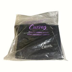 NIP Avon Curves Black Trimming Toning Size 1X Shorts